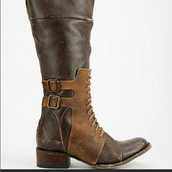 Freebird Saddle Boots Size 7 Brown - Picture 2 of 7